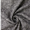 Black and Grey Heavy Brushed Tweed Coating #32927 Fabric By The Yard