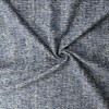 Teal, Black, and Offwhite Cotton Blend Tweed #32933 Fabric By The Yard - Wide shot