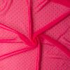 Hot Pink Clip Dot Chiffon #32956 Fabric By The Yard - Wide shot