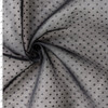Black on Black Clip Dot Cotton Organdy #32964 Fabric By The Yard