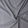 Blue and Offwhite Houndstooth Wool Tweed #32978 Fabric By The Yard - Wide shot