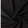 Black Stretch Wool Ponte De Roma #33018 Fabric By The Yard
