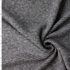Charcoal and Black Mini Horizontal Stripe Brushed Sweater Knit #33019 Fabric By The Yard