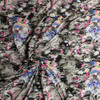 Asian Phoenix on Greyscale Clouds Nylon/Spandex Knit #33024 Fabric By The Yard - Wide shot