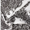Espresso Paisley on Offwhite Double Brushed Poly/Spandex #33033 Fabric By The Yard