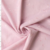 Pink Vines on Pink Embroidered Stretch Poly Gabardine #33050 Fabric By The Yard