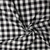 Black and White Plaid Cotton Poplin #33054 Fabric By The Yard - Wide shot