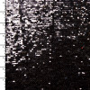 Gloss Black and Gold Reversible Two Tone Sequin Fabric