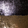 Gloss Black and Gold Reversible Two Tone Sequin Fabric