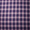 Navy, Grey, and Pink 45" Plaid Flannel