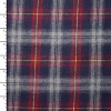 Navy, Red, and Grey Plaid 45" Flannel