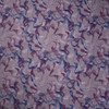 Plum and Navy on Grey Abstract Print Nylon/Lycra Fabric By The Yard - Wide shot