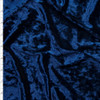 Navy Crushed Stretch Velvet Fabric By The Yard