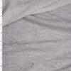 Light Grey Heather Distressed Midweight French Terry Fabric By The Yard