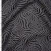 Grey and Black Zebra Inspired Designer Textured Double Knit Fabric By The Yard