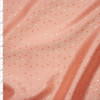 Peach with Peach and Orange Rectangles Poly Lining Fabric By The Yard