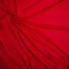 Red Heavyweight Stretch Ponte De Roma Fabric By The Yard - Wide shot