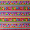 Sugar Slices and Gum Drop Stripe ‘Tutti Frutti’ Plissé Fabric By The Yard - Wide shot