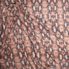 Dusty Pink and Ivory Snakeskin Double Brushed Poly Spandex Knit Fabric By The Yard - Wide shot