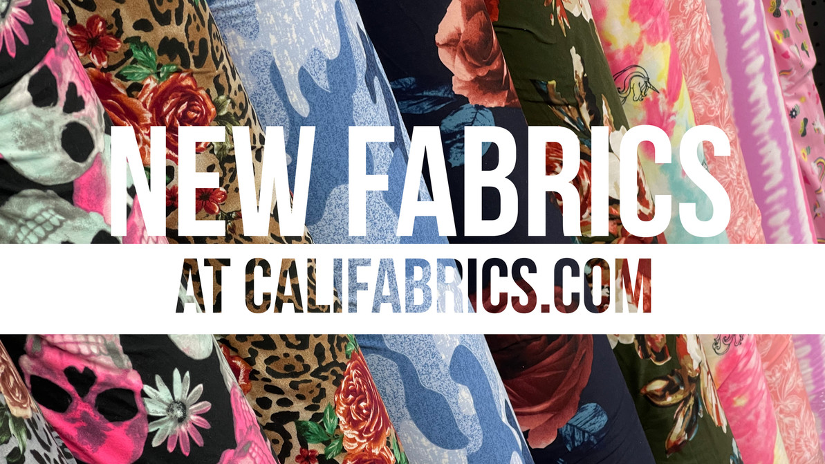 New Fabrics Update for March 11th, 2022!  New Double Brushed Poly and More!