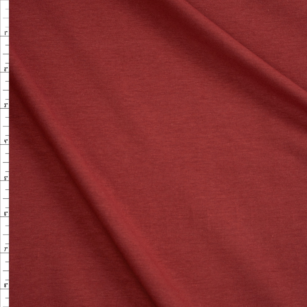 Cali Fabrics Mustard Midweight Stretch Rayon Jersey Fabric by the Yard