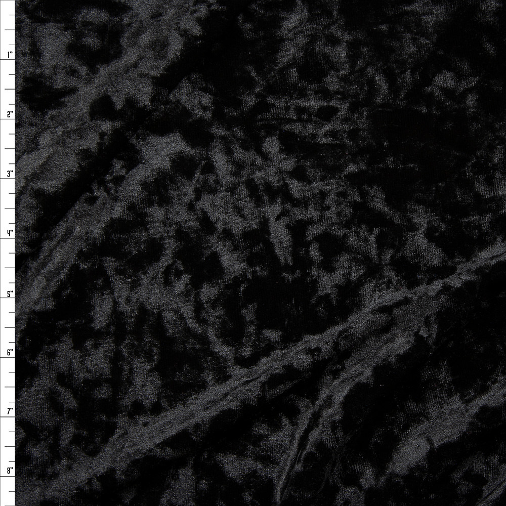 Cali Fabrics Black Velvet