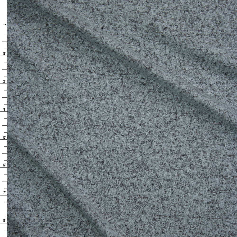 Cali Fabrics Brown Brushed Stretch Sweater Knit Fabric by the Yard