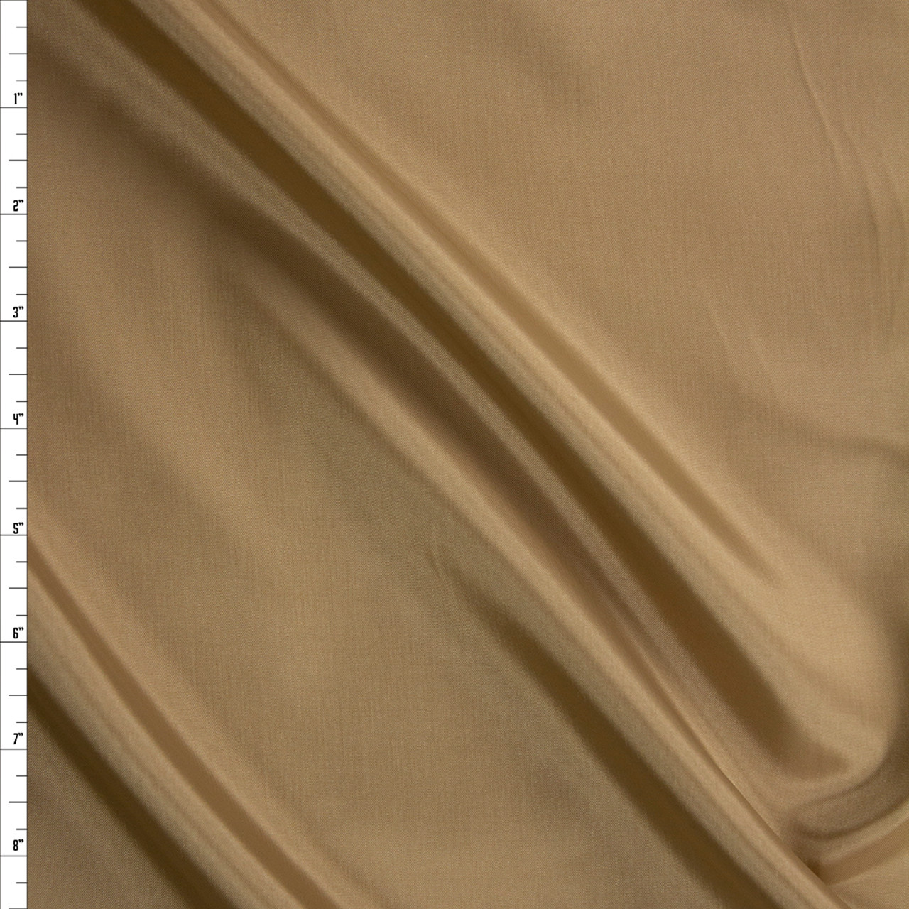 Cali Fabrics Tan Acetate Lining Fabric by the Yard