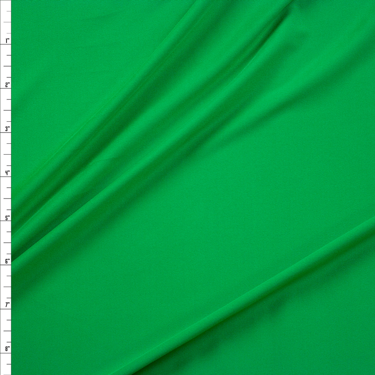 Cali Fabrics Bright Green Stretch Moisture Wicking Athletic Knit Fabric by  the Yard