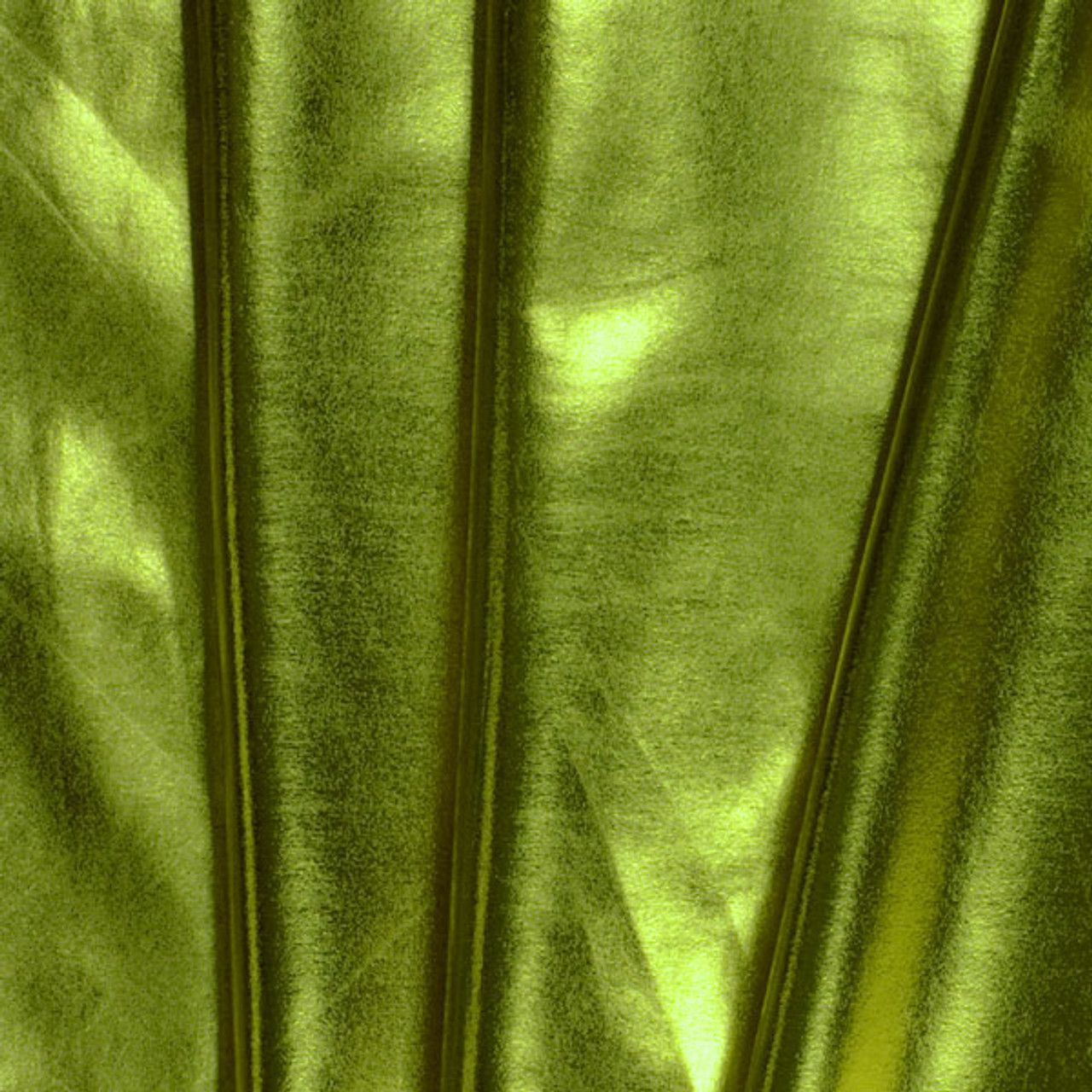 Cali Fabrics Lime Green Lycra Lame 4 Way Stretch Fabric