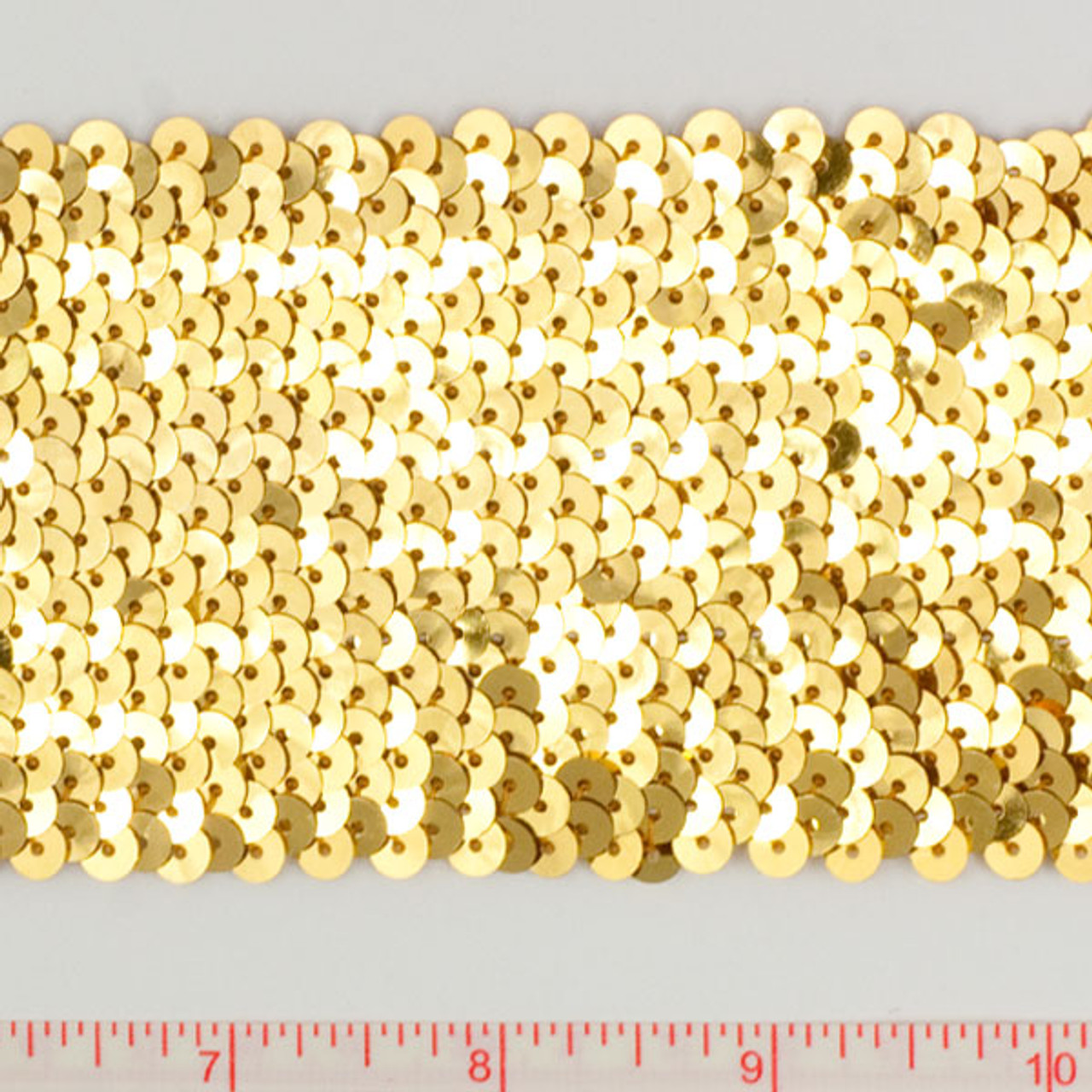 Gold Edge Trim - Gold Sequin - .5 (GS0012E50) 