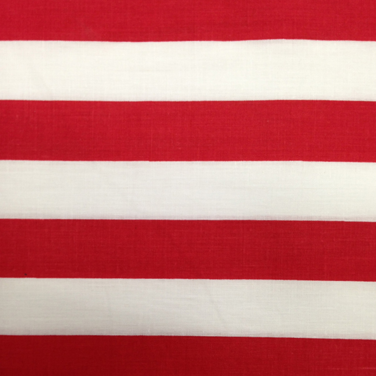 Sammenbrud Rengør soveværelset Alert Cali Fabrics | Red & White 1" Striped Poly/Cotton Print - 60" Wide