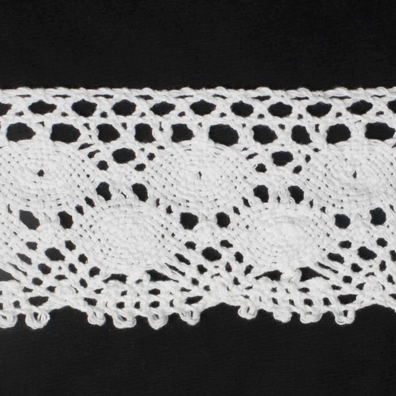 wide white lace trim