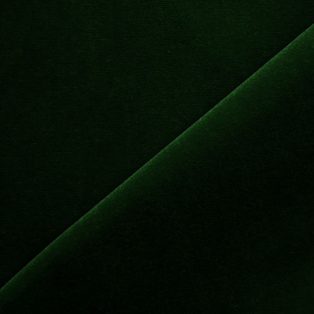 Hunter Green Stretch Velvet Fabric Fabric By The Yard