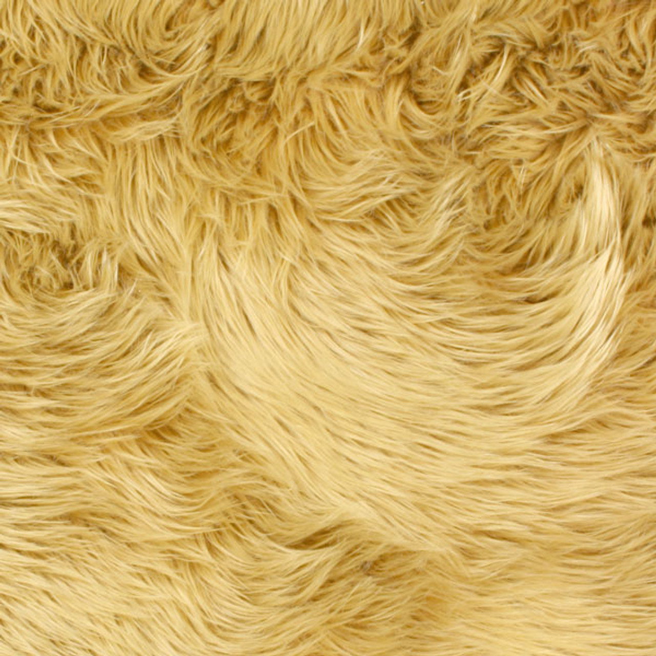 Cali Fabrics  Tan Shag Faux Fur