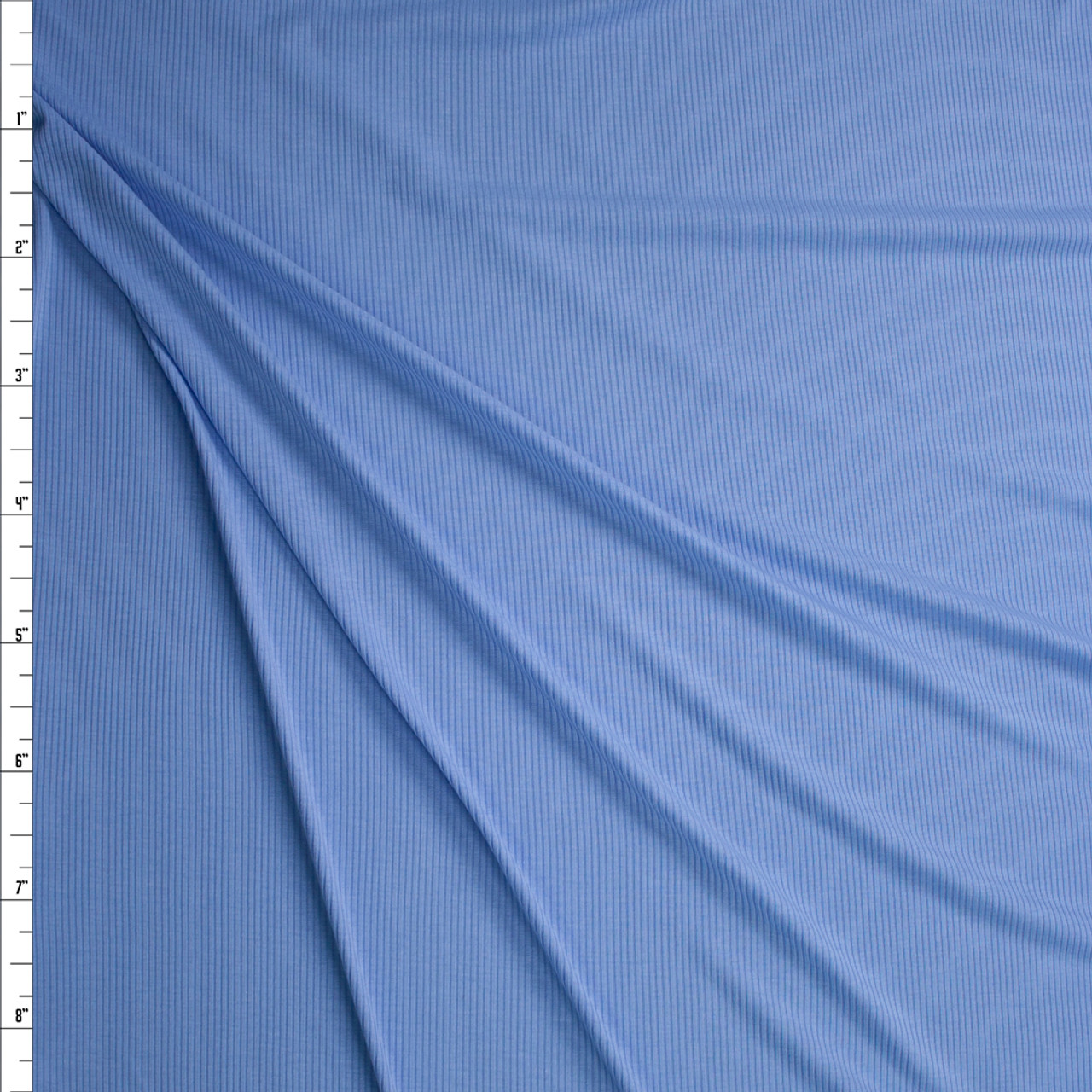 Light Blue Cotton Elastane Jersey Knit Fabric 240gsm - Caboodle Textiles