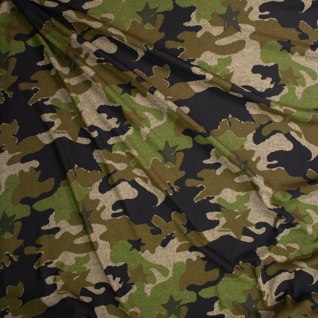 Camo Army Camo Green, Fabric by the Yard