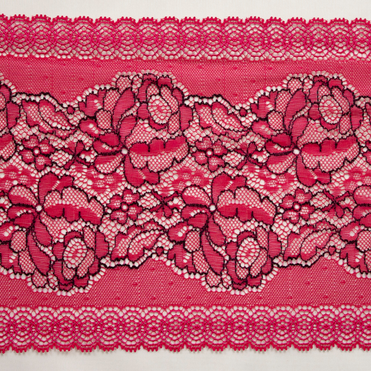 Pink lace trim sale by the yard