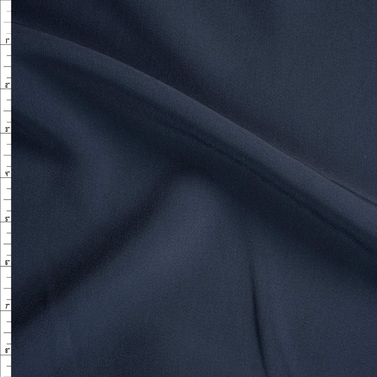 Cali Fabrics Navy Midweight Stretch Suiting Fabric by the Yard