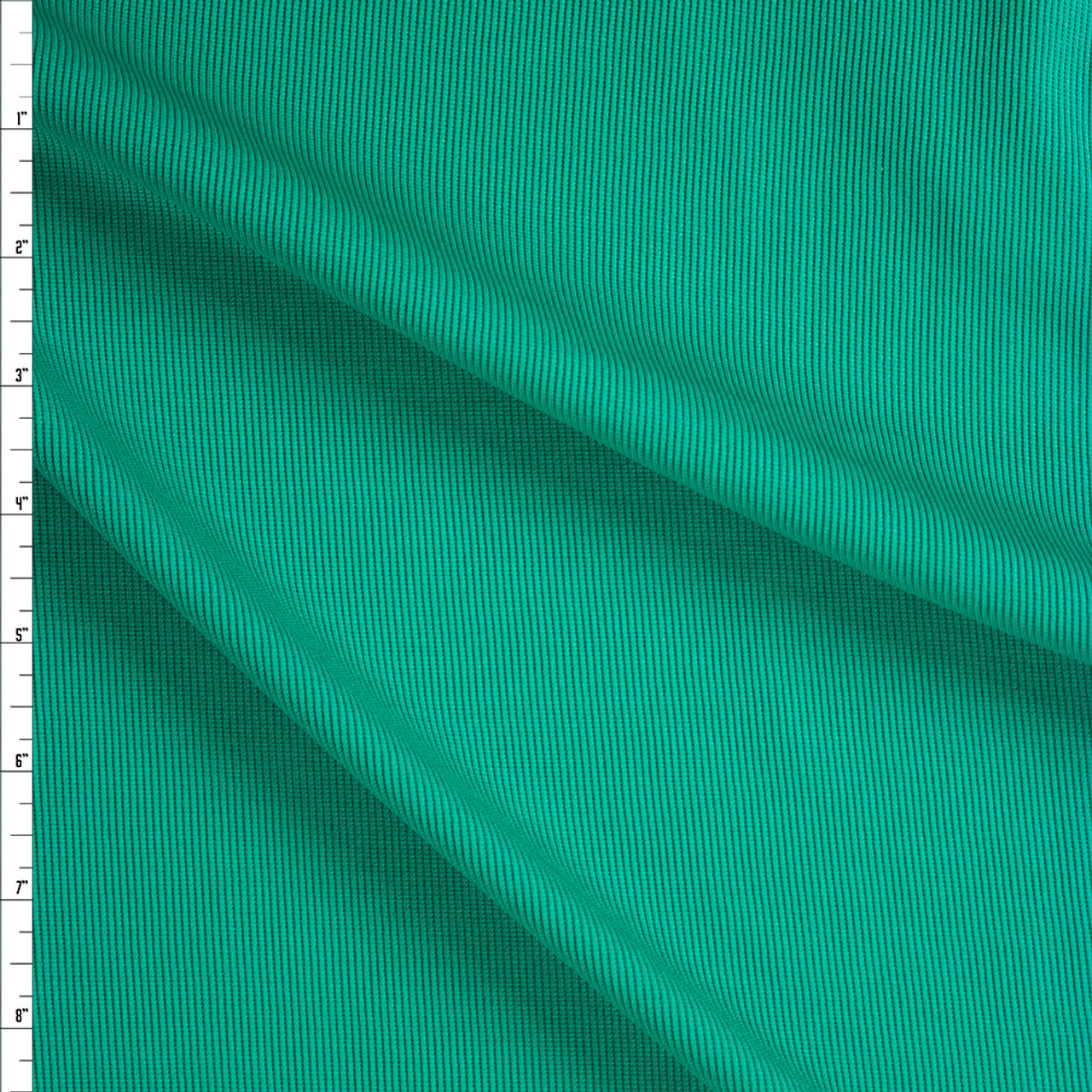 Cali Fabrics Spearmint Stretch Tubular Ribbing Fabric by the Yard