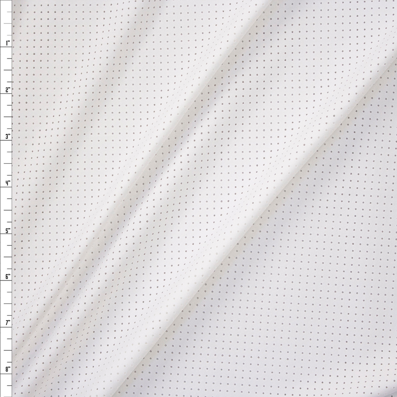 White Luxury Nylon Spandex Fabric By The Yard