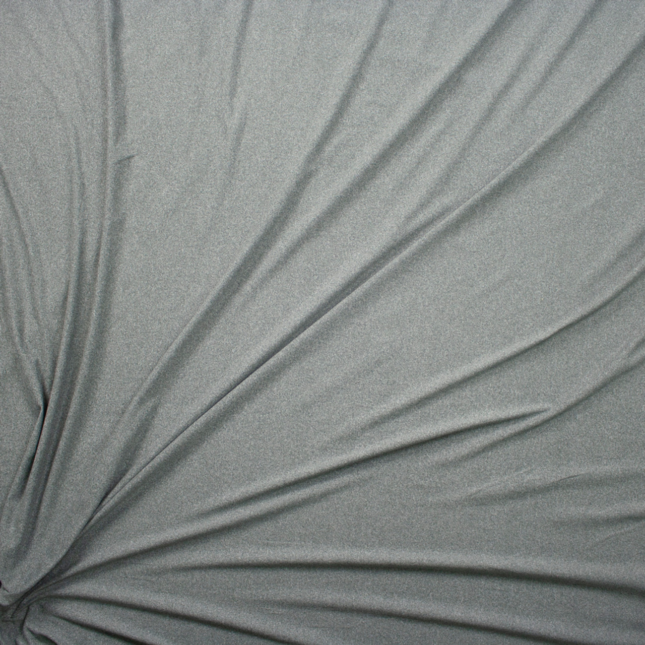 Silver Black Metallic stretch Spandex Fabric By the Yard 48 Wide