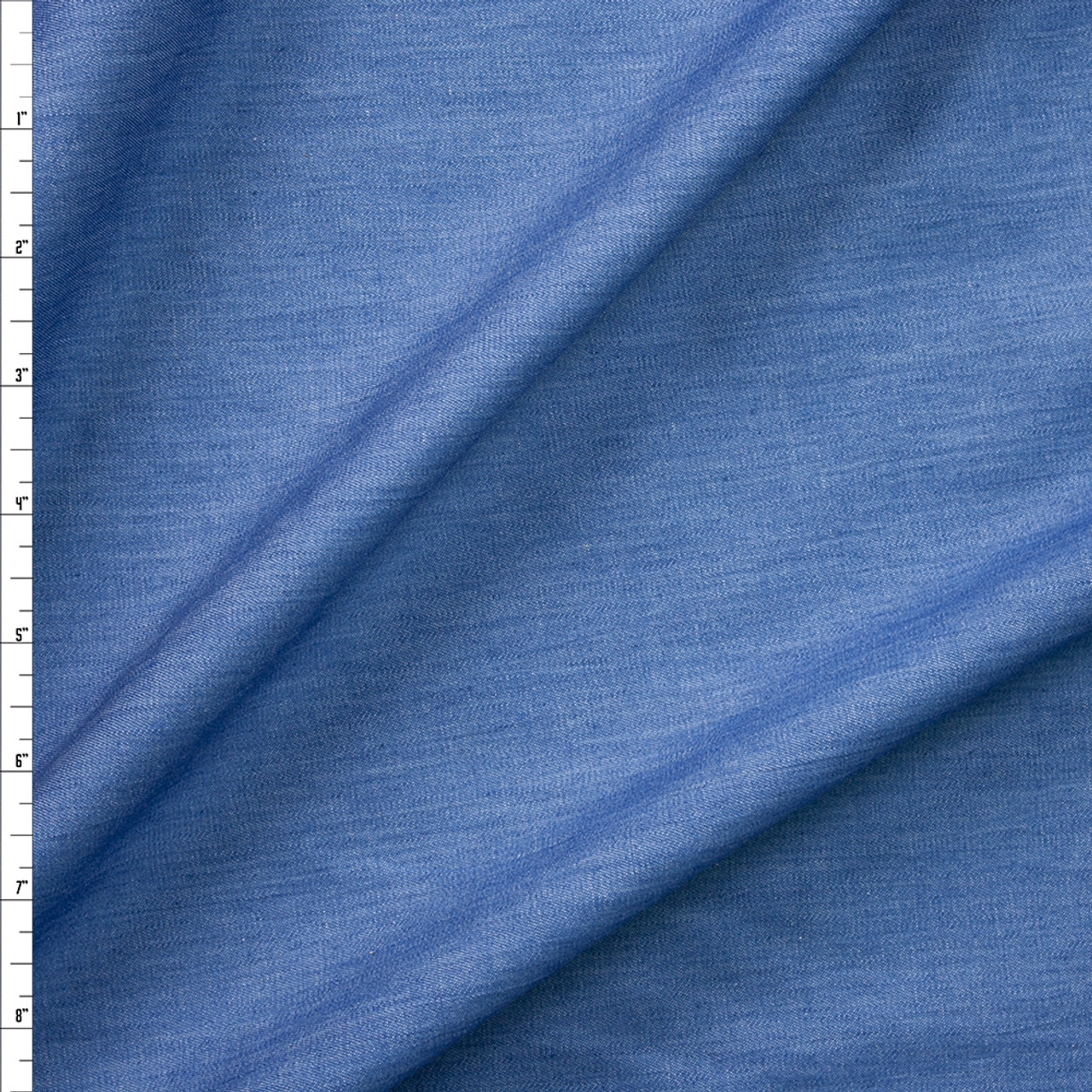 2.5 Yard Piece of Denim Blue Microfiber Fabric | Upholstery | Heavy Weight  | 54 Wide | By the Yard | Karma in Denim