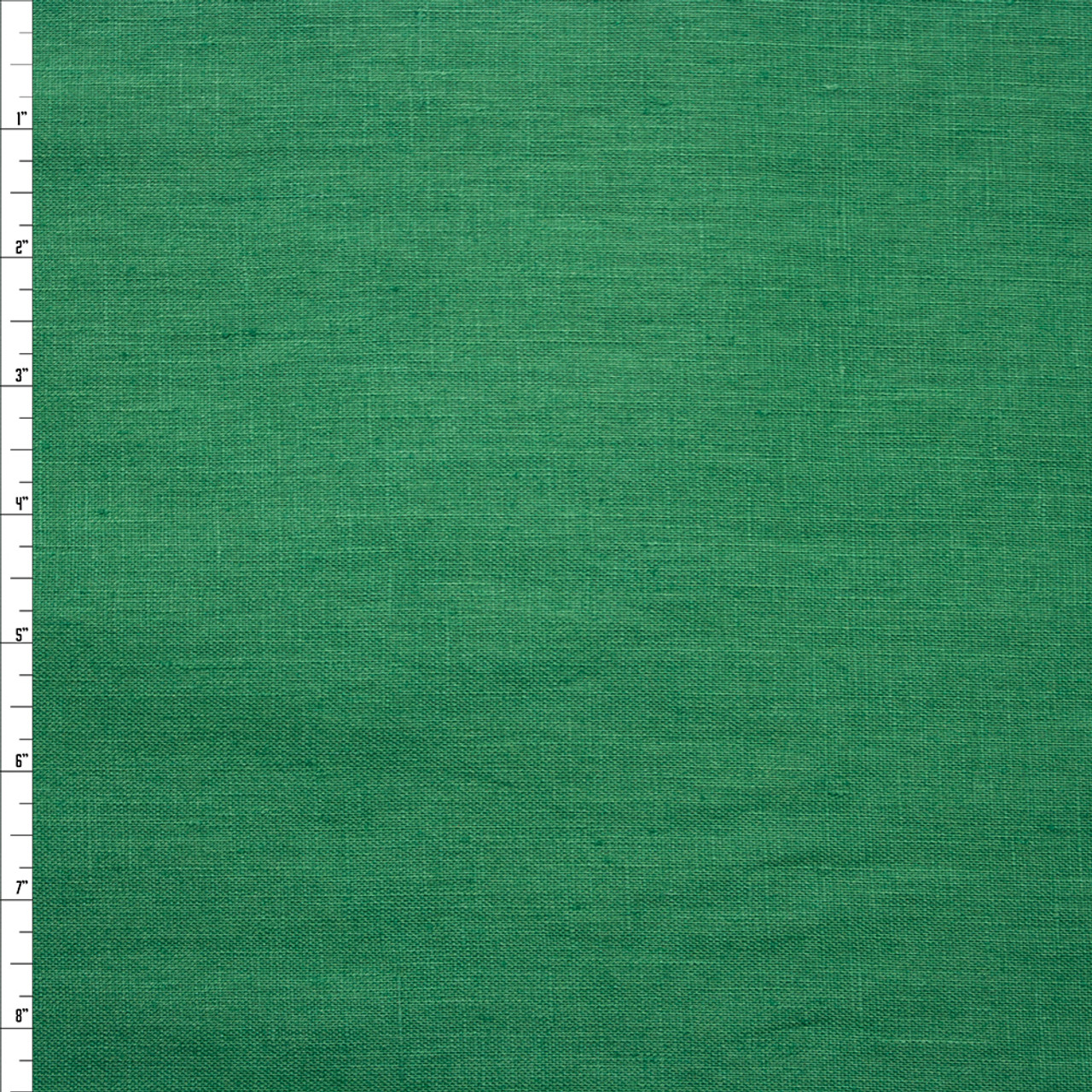 Linen Fabric Slub Weave in Light Green