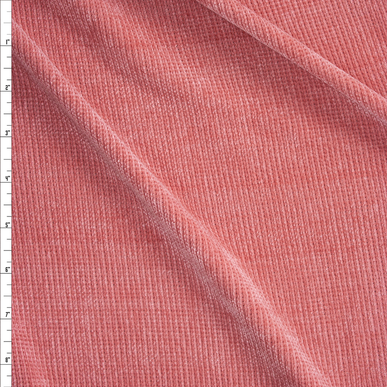 Pink Terry Chenille Fabric