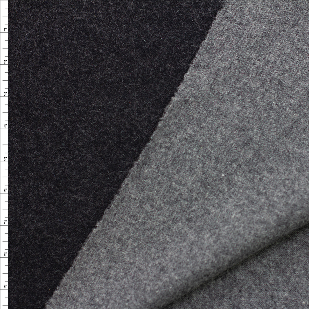 Charcoal Boiled Wool Fabric by Telio – Nature's Fabrics