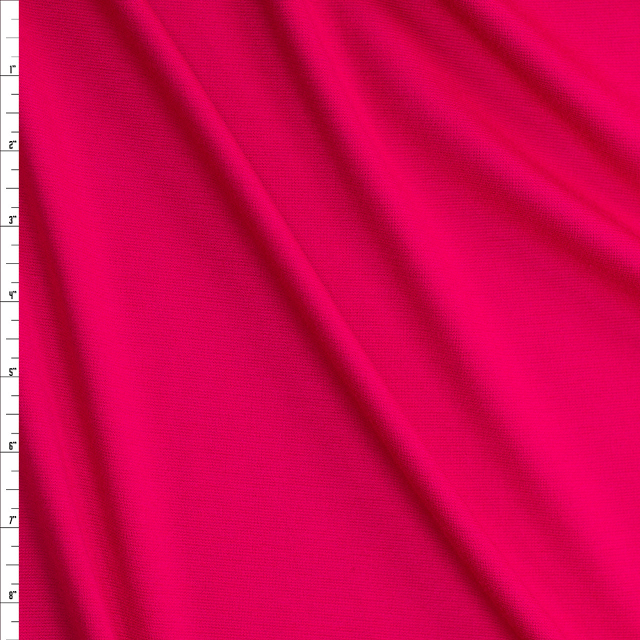 Cali Fabrics Hot Pink Ponte De Roma Fabric by the Yard