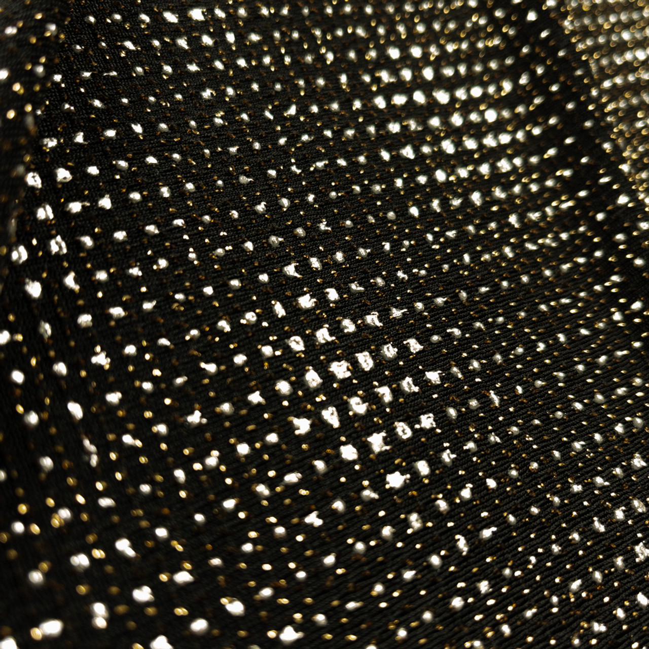 A-KRIS ブラック メッシュ ストール Silver Crystal Embellished Stretch Fabric | Atelier Rioux