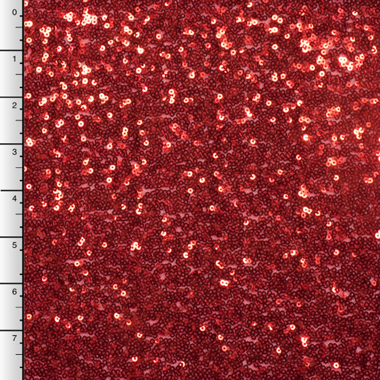 Cali Fabrics | Red Micro Sequin Fabric