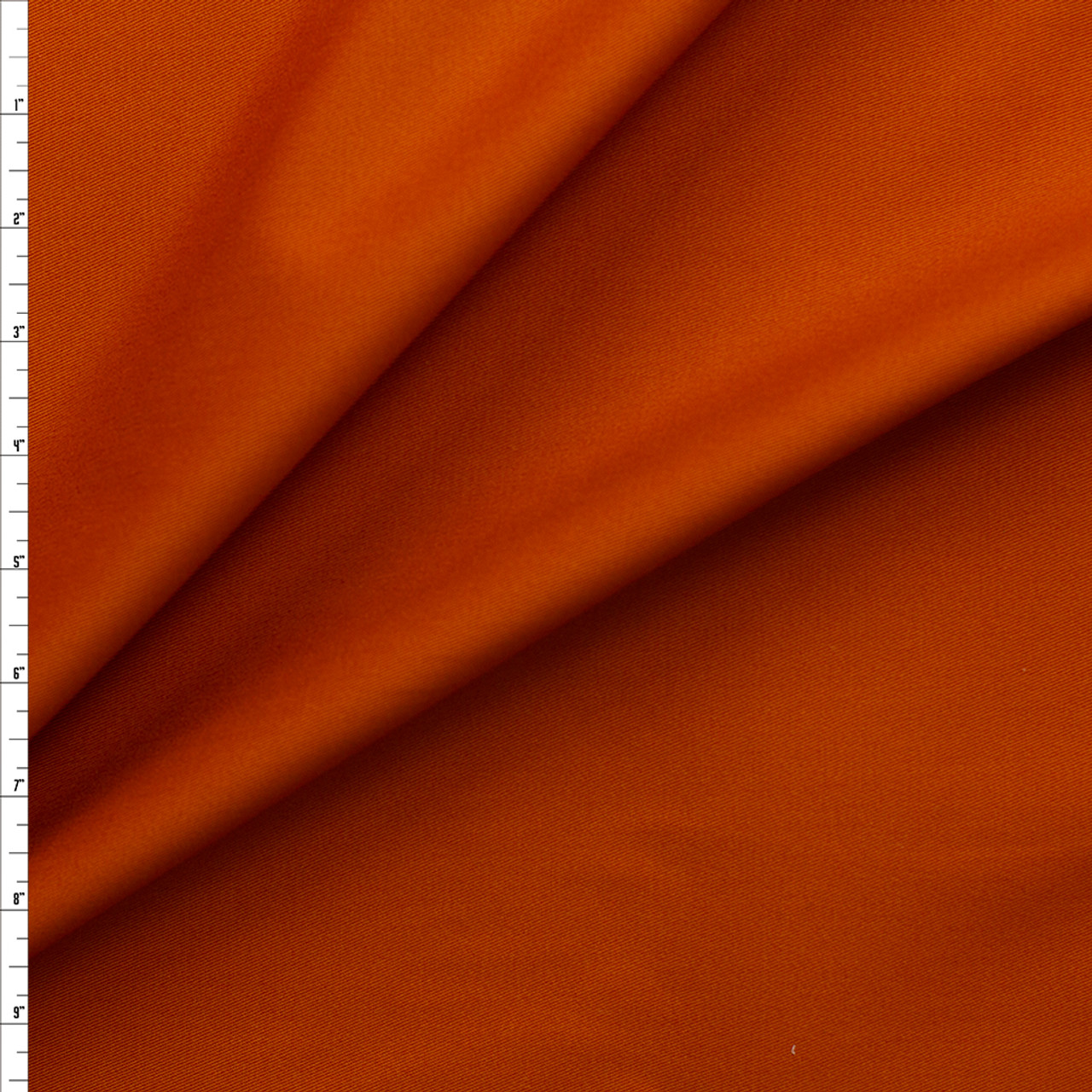 Rust Brushed Cotton Twill #26447